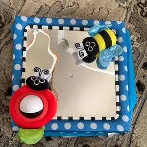 Sassy Colorful Baby Tummy Time Activity Mirror Soft to the touch